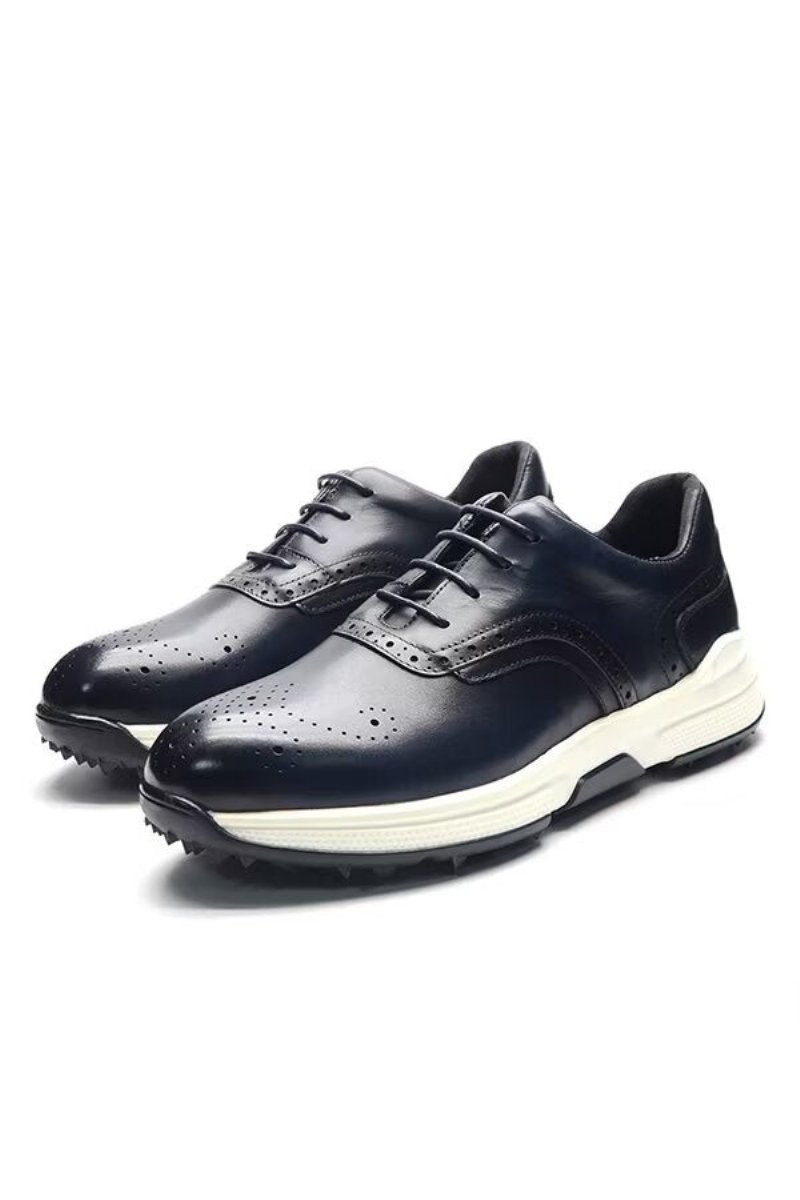 Casual Schoenen Heren Modern Comfort Leren - Zwart