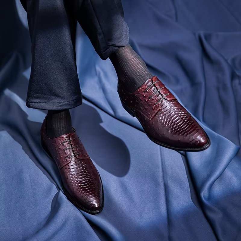 Formele Herenschoenen Luxe Croctex Derbies-kledingschoenen - Koffie