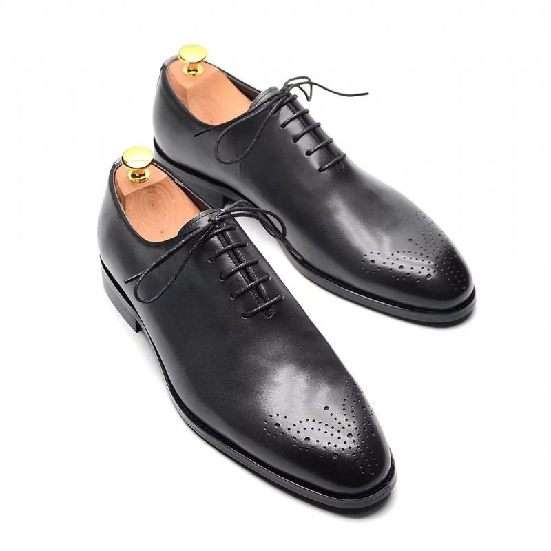 Formele Herenschoenen Metropolitan Charm Lederen Kledingschoenen - Zwart