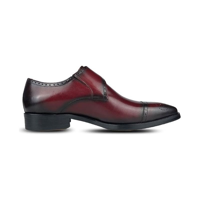 Formele Herenschoenen Wingtip Oxford-kledingschoenen Prachtige Elegantie - Rood