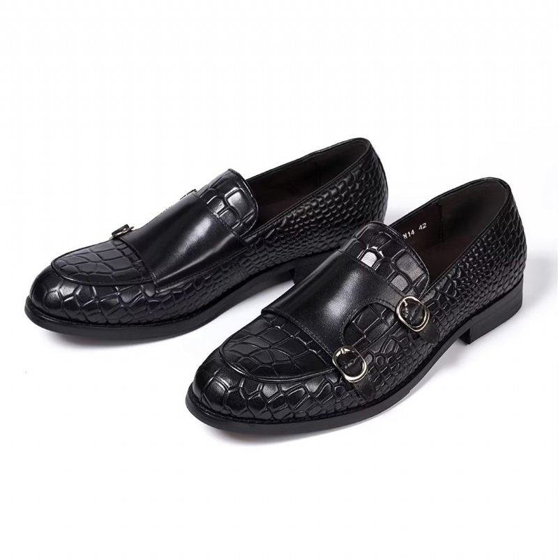Formele Schoenen Heren Verfijnde Elegantie Instaploafers - Zwart
