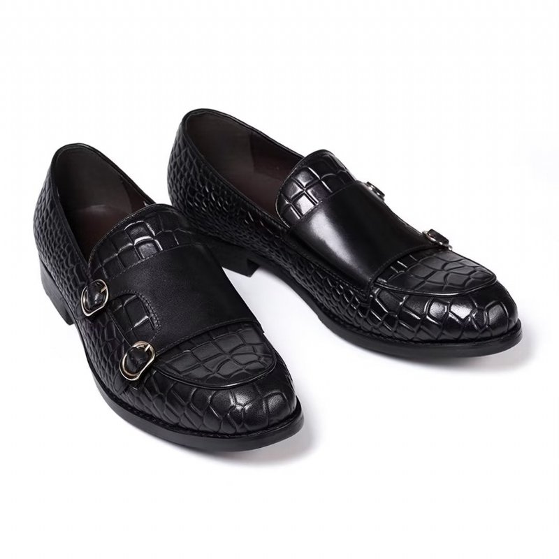 Formele Schoenen Heren Verfijnde Elegantie Instaploafers - Zwart