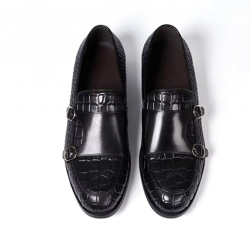 Formele Schoenen Heren Verfijnde Elegantie Instaploafers - Zwart