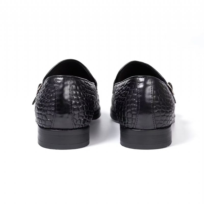 Formele Schoenen Heren Verfijnde Elegantie Instaploafers - Zwart