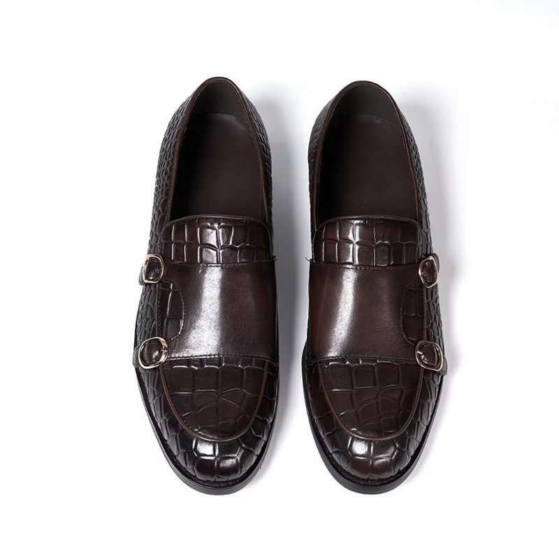 Formele Schoenen Heren Verfijnde Elegantie Instaploafers - Koffie