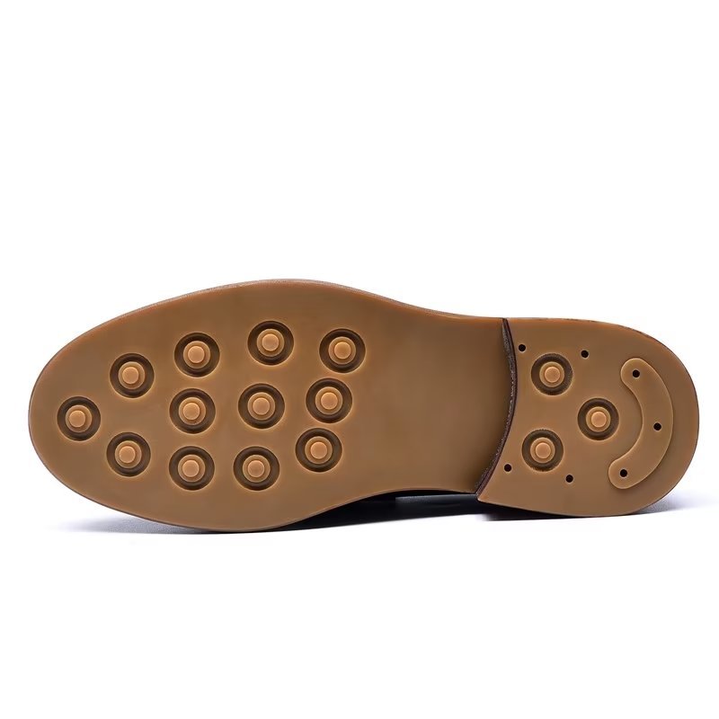 Herenloafers Luxe Leren Instapschoenen - Zwart