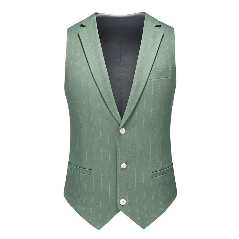 Herenpakken Skinny 3-delig Pak Met Ritssluiting - Groen