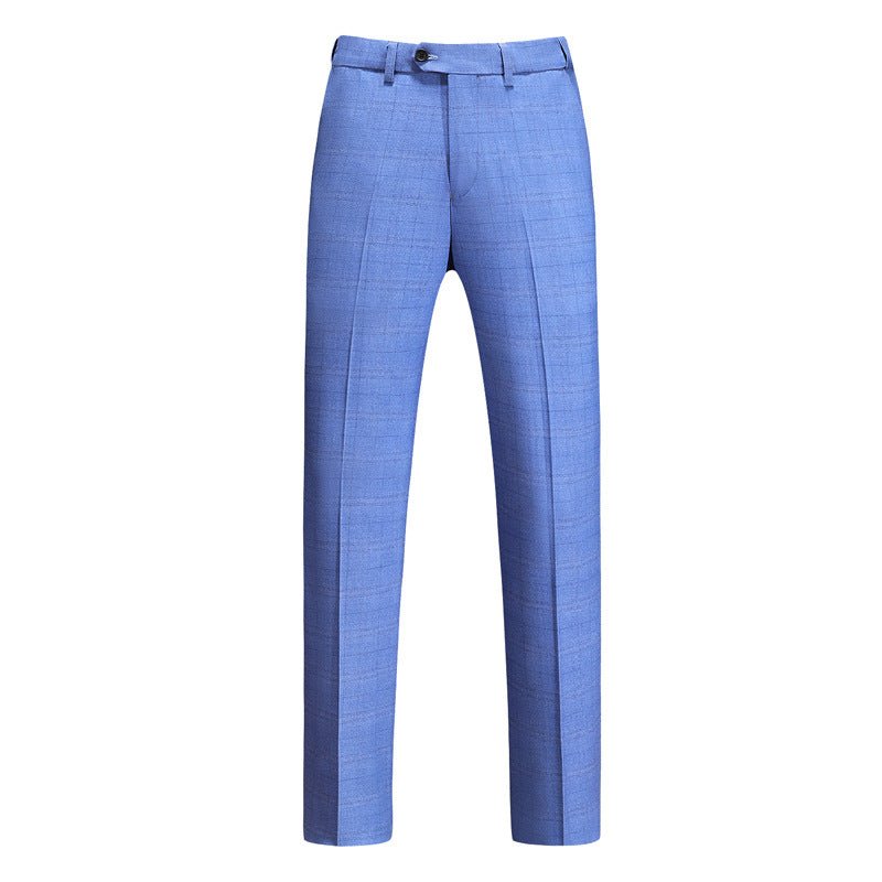 Herenpakken Skinny 3-delig Pak Met Ritssluiting - Blauw