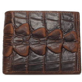 Herenportemonnees Luxe Croctail Lederen Portemonnee