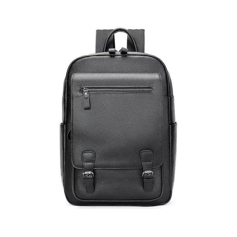 Herenrugzakken Koeienhuid Business Travel Tech-rugzak - Zwart