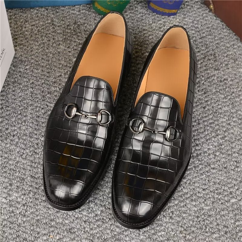 Loafers Heren Hazel Luxe Elegante Instaploafers - Zwart