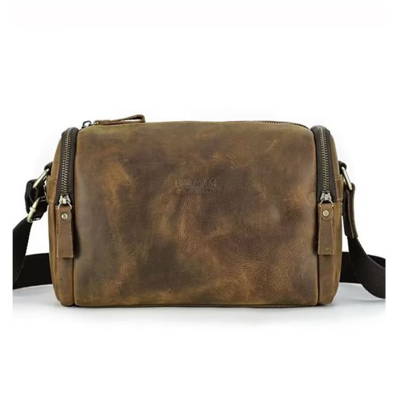 Schoudertassen Heren Crossbodytas Echt Leer