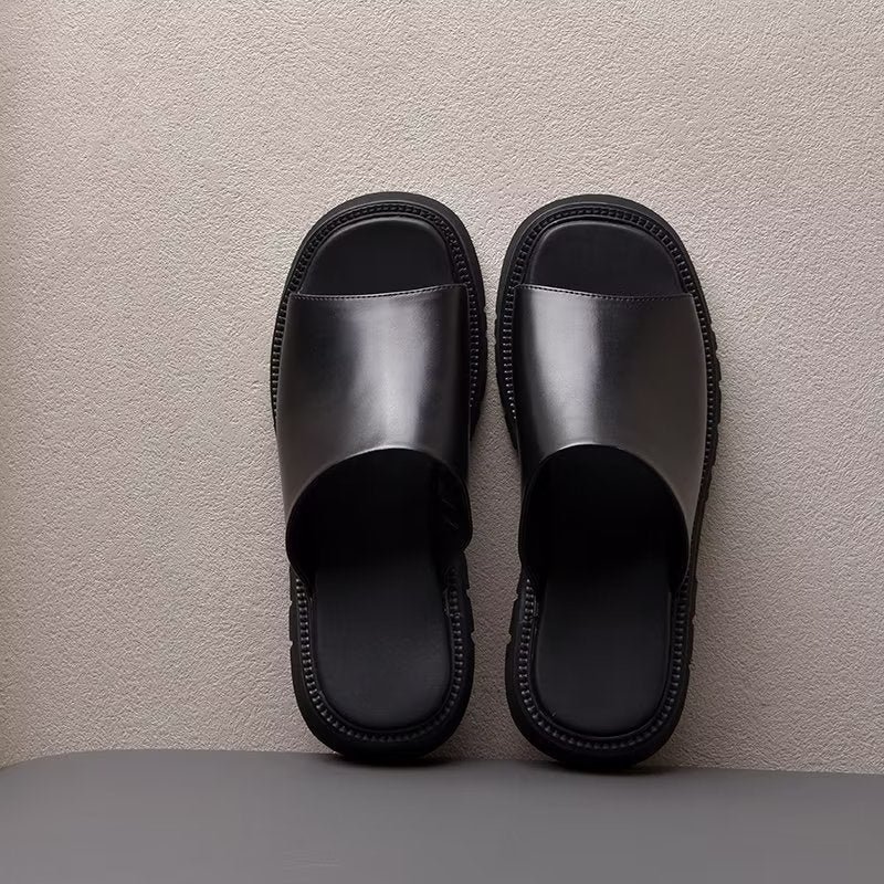 Vrijetijdsschoenen Heren Elegante Instappers - Zwart