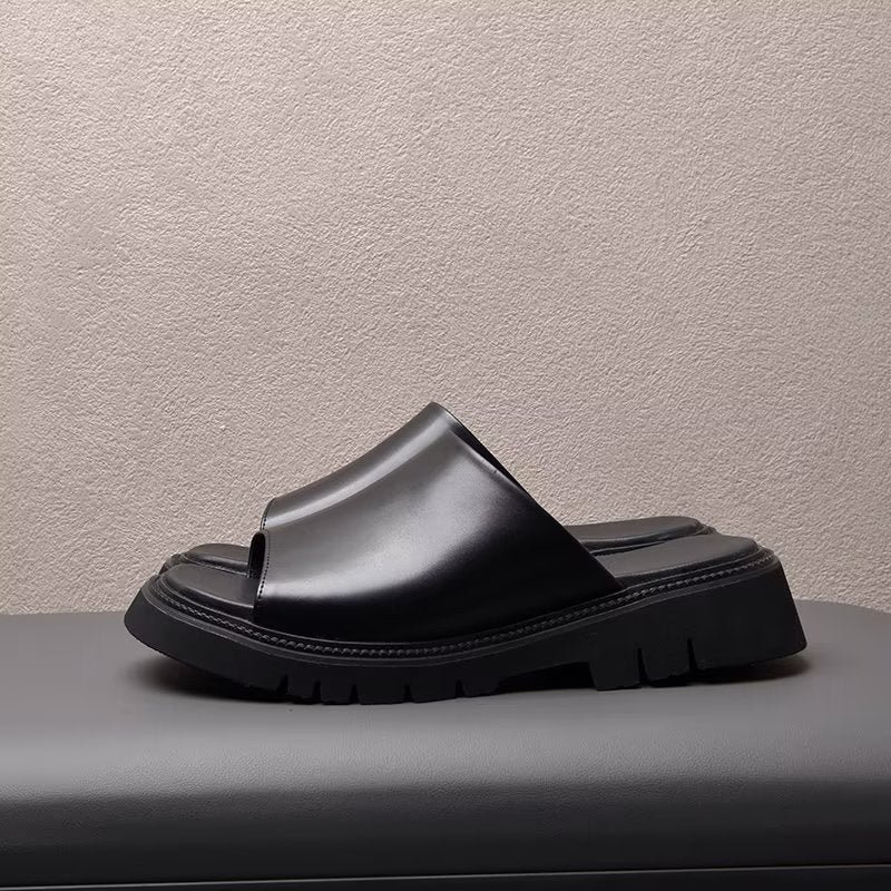 Vrijetijdsschoenen Heren Elegante Instappers - Zwart