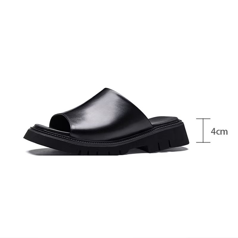 Vrijetijdsschoenen Heren Elegante Instappers - Zwart