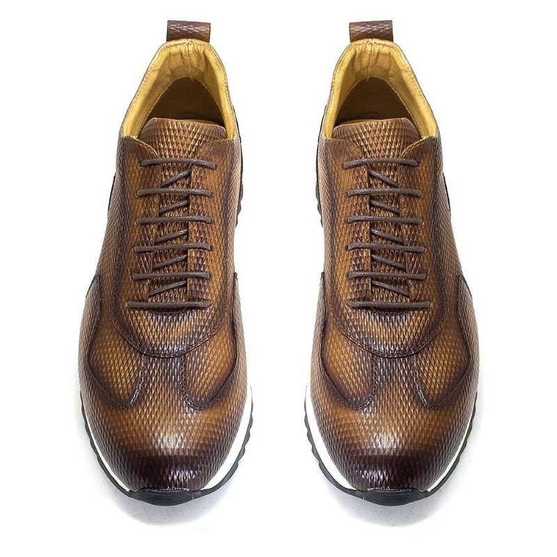 Vrijetijdsschoenen Heren Rundleer Elegantie - Koffie